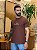 CAMISETA MASCULINA ACOSTAMENTO - MARROM - Imagem 1