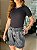 T-SHIRT CANELADA C/VIVO - PRETO - Imagem 2