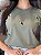 T-SHIRT BORDADA TUCANOS - FOLHA SECA - Imagem 3