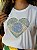 T-SHIRT DTF BRASIL CORAÇAO STRASS - BRANCO - Imagem 2