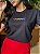 T-SHIRT DTF CORAÇÕES ARCO IRIS - PRETO - Imagem 2