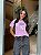 T-SHIRT DTF INSPIRA, RESPIRA, NÃO PIRA - LAVANDA - Imagem 1