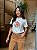 T-SHIRT DTF CAVALO FLORAL - OFF WHITE - Imagem 1