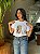 T-SHIRT DTF ONÇA CORAGEM - BRANCO - Imagem 1