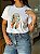 T-SHIRT DTF ONÇA CORAGEM - BRANCO - Imagem 3