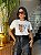 T-SHIRT DTF ONÇA DUO - OFF WHITE - Imagem 1