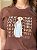 T-SHIRT DTF SALVE MARIA - MARROM - Imagem 2