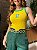 REGATA CANELADA BRASIL ( BICOLOR) - AMARELO - Imagem 3
