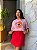 CROPPED OVERSIZED DTF FLORZINHA - ROSA CLARO - Imagem 1