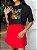 CROPPED OVERSIZED DTF ARARA FLORES FARM RIO - PRETO - Imagem 2