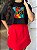 CROPPED OVERSIZED DTF ARARA FLORES FARM RIO - PRETO - Imagem 3