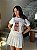 T-SHIRT DTF DOGUE CACHORRO LENÇO - OFF WHITE - Imagem 1
