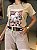 T-SHIRT DTF CAVALO TULIPAS - BEGE DUNAS - Imagem 3