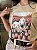 T-SHIRT DTF CAVALO TULIPAS - BEGE DUNAS - Imagem 2
