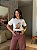 T-SHIRT DTF BOTA ROSA FLORES - OFF WHITE - Imagem 1