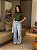 T-SHIRT GOLA ALTA LISA - VERDE MILITAR - Imagem 4