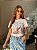 T-SHIRT DTF PARIS MICKEY - OFF WHITE - Imagem 1