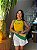 REGATA CANELADA BRASIL COLORS (BICOLOR) - AMARELO - Imagem 1