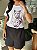 T-SHIRT DTF ONÇA RAMOS DE FLORES - BRANCO - Imagem 3