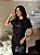 T-SHIRT DTF DEUS TEM PLANOS - PRETO - Imagem 1
