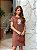 VESTIDO DRESS DTF NOSSA SENHORA ESTRELAS - MARROM - Imagem 1