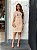 VESTIDO DRESS DTF BORBOLETA FLORAL - BEGE DUNAS - Imagem 4