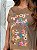 VESTIDO DRESS DTF GUCCI FLORAL - MARROM TERRA - Imagem 2