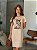 VESTIDO DRESS DTF ONÇA DIOR - BEGE DUNAS - Imagem 1
