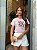 T-SHIRT DTF LONGHORN FLORAL - ROSA ROMANTIC - Imagem 1