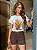 T-SHIRT DTF BOTA GIRASSOIS - OFF WHITE - Imagem 1