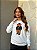 MOLETOM DTF URSO SOCIAL - OFF WHITE - Imagem 1