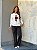 MOLETOM DTF URSO SOCIAL - OFF WHITE - Imagem 4