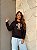 MOLETOM DTF URSO NEW YORK - PRETO - Imagem 1