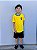 T-SHIRT INFANTIL DRY FIT BRASIL (BORDADO) - AMARELO - Imagem 1