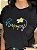 T-SHIRT HAPPY (BORDADA) - PRETO - Imagem 2