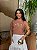 T-SHIRT FLORES (BORDADA) - MOCHA MOUSSE - Imagem 1