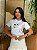 T-SHIRT BORBOLETAS (BORDADA) - BRANCO - Imagem 1