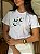 T-SHIRT BORBOLETAS (BORDADA) - BRANCO - Imagem 3