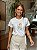 T-SHIRT DTF DEUS VISITA EM SILÊNCIO - OFF WHITE - Imagem 1