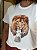 T-SHIRT DTF LEÃO E O CORDEIRO - OFF WHITE - Imagem 2