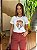 T-SHIRT DTF LEÃO E O CORDEIRO - OFF WHITE - Imagem 1