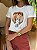 T-SHIRT DTF LEÃO E O CORDEIRO - OFF WHITE - Imagem 3
