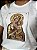T-SHIRT DTF NOSSA SENHORA DOURADO - OFF WHITE - Imagem 2