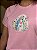 T-SHIRT DTF NOSSA SENHORA CORAÇÃO - ROSA CLARO - Imagem 2