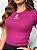 T-SHIRT CANELADA BORDADO COURO ( BOTA WESTERN) - UVA - Imagem 2