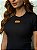 T-SHIRT CANELADA BORDADO COURO ( BOI ESTRELA) - PRETO - Imagem 2
