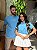 T-SHIRT CALVIN KLEIN ( ALTO RELEVO) - AZUL JEANS - Imagem 4