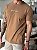 CAMISETA MASCULINA COLCCI ALTO RELEVO - MARROM TERRA - Imagem 3