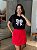 T-SHIRT DTF LAÇO CORAÇÕES - PRETO - Imagem 1