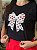 T-SHIRT DTF LAÇO CORAÇÕES - PRETO - Imagem 2